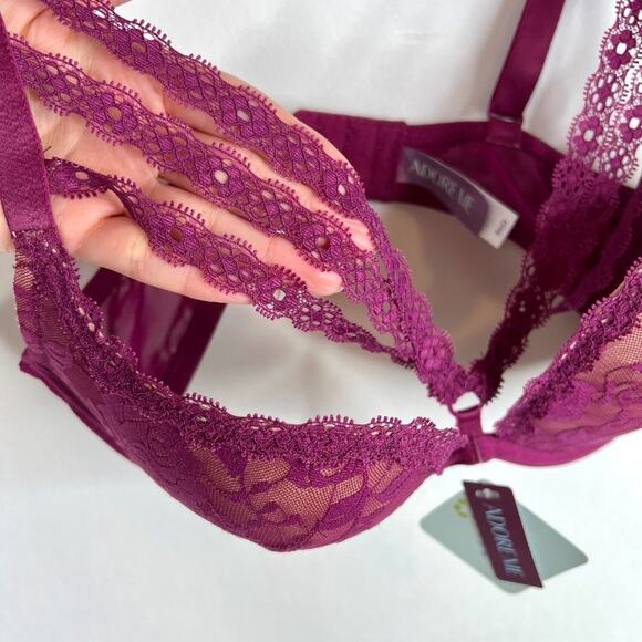 NWT Adore Me Lace Push Up Bra 34 D - Picture 5 of 9